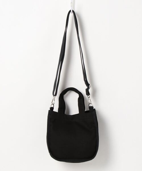 E-COME(イーカム)の「キャンバス ミニショルダーバッグ(ショルダーバッグ・レディース・ホワイト系/ブラック系/アイボリー/ブラック・FREE)」の8枚目の写真