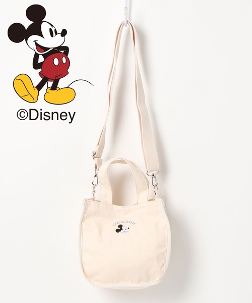 E-COME(イーカム)の「キャンバス ミニショルダーバッグ(ショルダーバッグ・レディース・ホワイト系/ブラック系/アイボリー/ブラック・FREE)」の2枚目の写真