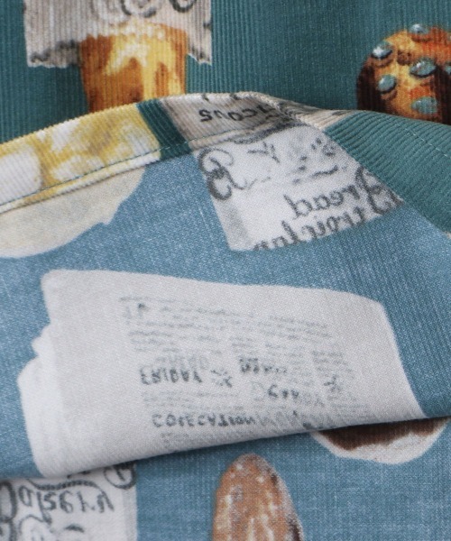 trois lapins kp（トロワラパンケーピー）の「ブレッド柄　ワンピース(100-130cm)（ワンピース・キッズ・ベージュ/グリーン・110cm/100cm/120cm/130cm）」の4枚目の写真