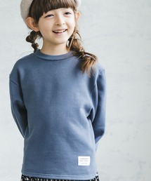 【毛玉知らずのOriginalフェイスコットン100】裏起毛ユニセックス無地長袖トレーナー