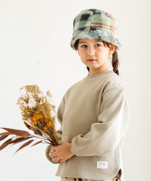 pairmanon(ペアマノン)の「【毛玉知らずのOriginalフェイスコットン100】裏起毛ユニセックス無地長袖トレーナー(スウェット・キッズ・ライトグレー/ブラック/カーキ/ピンク/アイボリー/ミント/モカ/ラベンダー/ダークブルー/グレイッシュベージュ/チャコール/ブルー系その他3・90/100/110/120/130/140/150)」の9枚目の写真