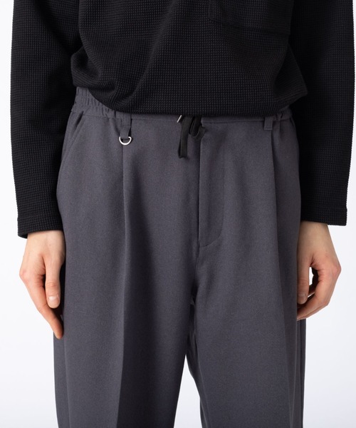 MYSELF ABAHOUSE（マイセルフアバハウス）の「【MYSELF ABAHOUSE】セットアップ対応 アムンゼン ワンタックイージーパンツ（スラックス・メンズ・アイボリー/チャコールグレー/キャメル/ダークグリーン/ブラック・46/48）」の15枚目の写真