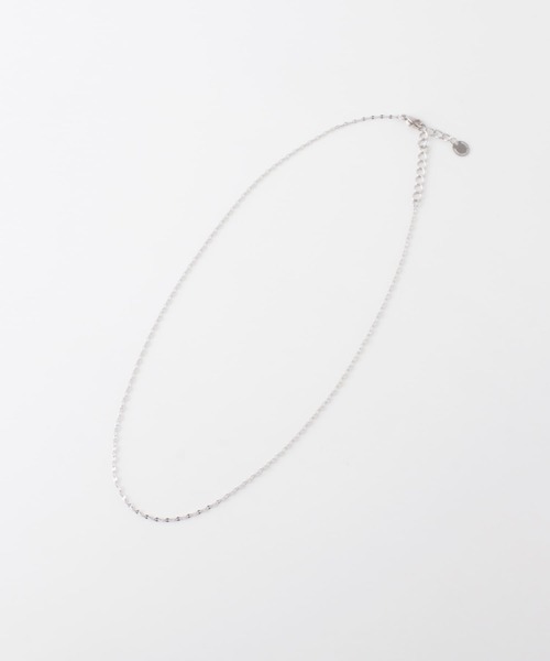 URBAN RESEARCH DOORS（アーバンリサーチドアーズ）の「カットエクレアチェーンショートネックレス（ネックレス・レディース・シルバー/ゴールド・ONE）」の5枚目の写真