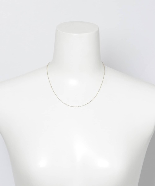 URBAN RESEARCH DOORS（アーバンリサーチドアーズ）の「カットエクレアチェーンショートネックレス（ネックレス・レディース・シルバー/ゴールド・ONE）」の7枚目の写真