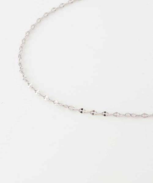 URBAN RESEARCH DOORS（アーバンリサーチドアーズ）の「カットエクレアチェーンショートネックレス（ネックレス・レディース・シルバー/ゴールド・ONE）」の4枚目の写真