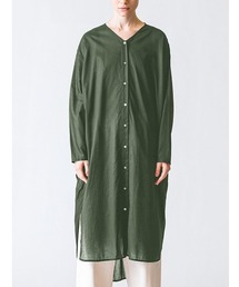 mizuiro ind バスケットパターンバックヨークワンピース