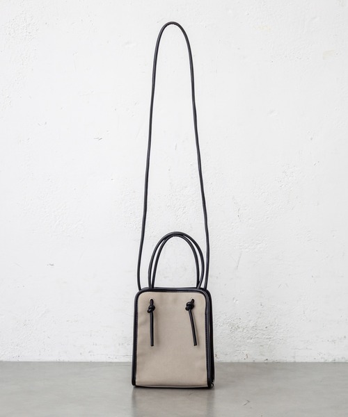 mystic（ミスティック）の「パイピングミニショルダーBAG（ショルダーバッグ・レディース・ブラック/ベージュ/ピンク・ONE SIZE）」の5枚目の写真