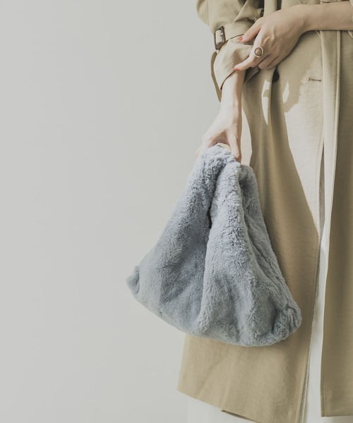 URBAN RESEARCH（アーバンリサーチ）の「ファーミニバッグ（トートバッグ・レディース・アニマル/アイボリー/ブルー系その他・-）」の8枚目の写真