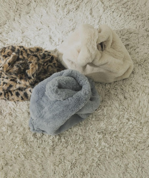 URBAN RESEARCH（アーバンリサーチ）の「ファーミニバッグ（トートバッグ・レディース・アニマル/アイボリー/ブルー系その他・-）」の11枚目の写真