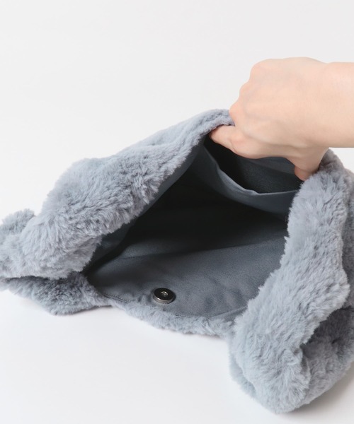 URBAN RESEARCH（アーバンリサーチ）の「ファーミニバッグ（トートバッグ・レディース・アニマル/アイボリー/ブルー系その他・-）」の16枚目の写真