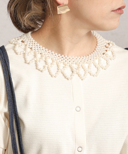 ap retro（アプレトロ）の「パールつけ襟ネックレス（ネックレス・レディース・A/B/C/D・FREE）」の14枚目の写真