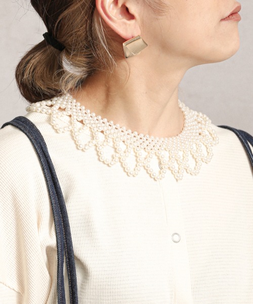 ap retro（アプレトロ）の「パールつけ襟ネックレス（ネックレス・レディース・A/B/C/D・FREE）」の11枚目の写真