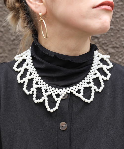 ap retro（アプレトロ）の「パールつけ襟ネックレス（ネックレス・レディース・A/B/C/D・FREE）」の18枚目の写真