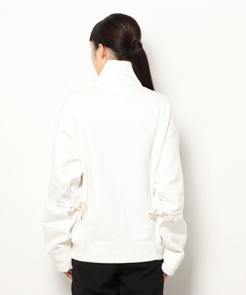 FILL THE BILL（フィルザビル）の「【FILL THE BILL(フィルザビル)】ヘビーコットンタートルスウェット/HEAVY COTTON TURTLE SWEAT（スウェット・レディース・ホワイト/グレー・1）」の4枚目の写真