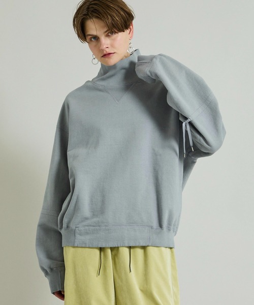 FILL THE BILL（フィルザビル）の「【FILL THE BILL(フィルザビル)】ヘビーコットンタートルスウェット/HEAVY COTTON TURTLE SWEAT（スウェット・レディース・ホワイト/グレー・1）」の2枚目の写真