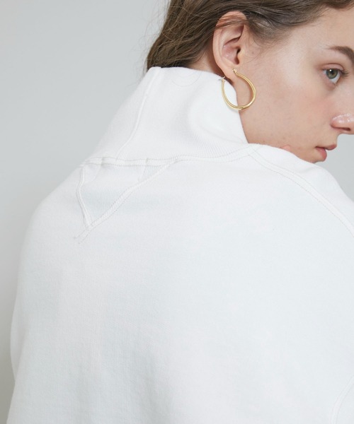 FILL THE BILL（フィルザビル）の「【FILL THE BILL(フィルザビル)】ヘビーコットンタートルスウェット/HEAVY COTTON TURTLE SWEAT（スウェット・レディース・ホワイト/グレー・1）」の13枚目の写真
