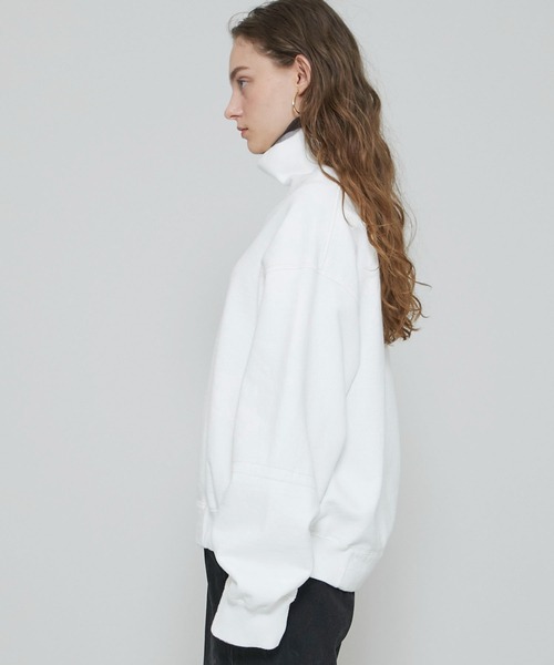 FILL THE BILL（フィルザビル）の「【FILL THE BILL(フィルザビル)】ヘビーコットンタートルスウェット/HEAVY COTTON TURTLE SWEAT（スウェット・レディース・ホワイト/グレー・1）」の6枚目の写真