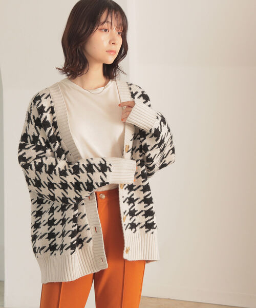 BeAMS DOT(ビームスドット)の「【WEB限定】BeAMS DOT / アソート柄 ビッグカーディガン(カーディガン/ボレロ・レディース・その他/レオパード・FREE)」の10枚目の写真