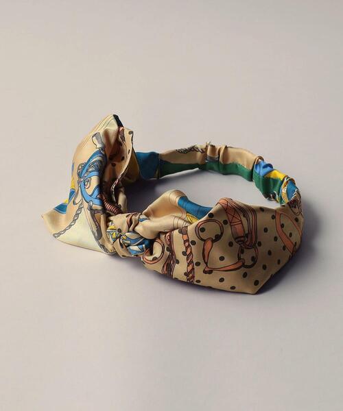 manipuri（マニプリ）の「【WEB限定】＜manipuri（マニプリ）＞ ノットヘアバンド（ヘアバンド・レディース・ベージュ/ダークブラウン/ケリー・FREE）」の2枚目の写真