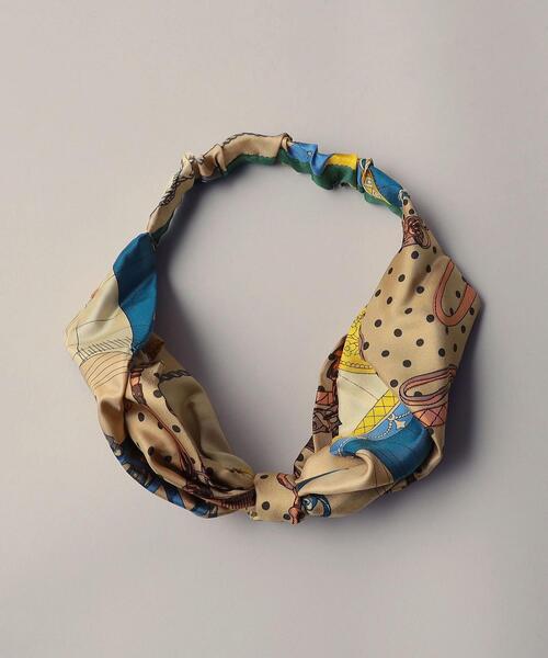 manipuri（マニプリ）の「【WEB限定】＜manipuri（マニプリ）＞ ノットヘアバンド（ヘアバンド・レディース・ベージュ/ダークブラウン/ケリー・FREE）」の4枚目の写真