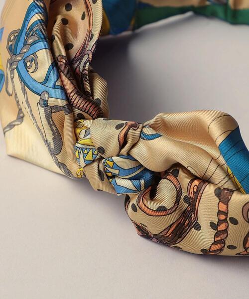 manipuri（マニプリ）の「【WEB限定】＜manipuri（マニプリ）＞ ノットヘアバンド（ヘアバンド・レディース・ベージュ/ダークブラウン/ケリー・FREE）」の6枚目の写真