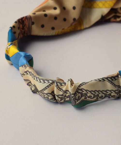 manipuri（マニプリ）の「【WEB限定】＜manipuri（マニプリ）＞ ノットヘアバンド（ヘアバンド・レディース・ベージュ/ダークブラウン/ケリー・FREE）」の7枚目の写真