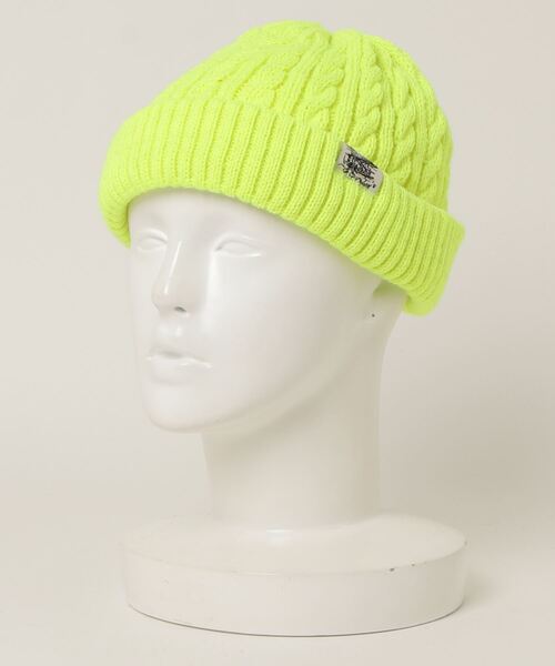 Sense of Grace(センスオブグレース)の「ROLL WATCH STAMP ケーブル編み ロールワッチ(ニットキャップ/ビーニー・メンズ・ブラック/ブラウン/グレー/イエロー/オレンジ・FREE)」の9枚目の写真