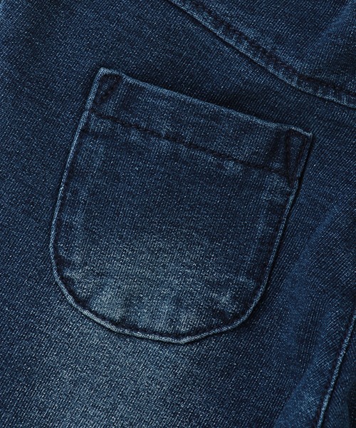 Love&Peace&Money（ラブアンドピースアンドマネー）の「GIRLSニットデニムロングストレッチパンツ（デニムパンツ・キッズ・ネイビー・110cm/90cm/80ｃｍ/120cm/100cm/130cm）」の7枚目の写真