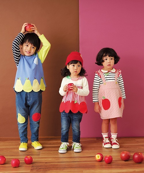 Love&Peace&Money（ラブアンドピースアンドマネー）の「GIRLSニットデニムロングストレッチパンツ（デニムパンツ・キッズ・ネイビー・110cm/90cm/80ｃｍ/120cm/100cm/130cm）」の20枚目の写真