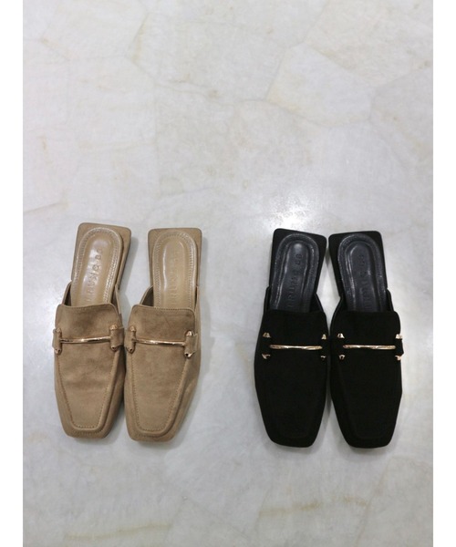TRUNC（トランクエイティーエイト）の「Bit Loafer Sandal（ローファー・レディース・ベージュ/ブラック・LARGE/SMALL/MEDIUM）」の6枚目の写真