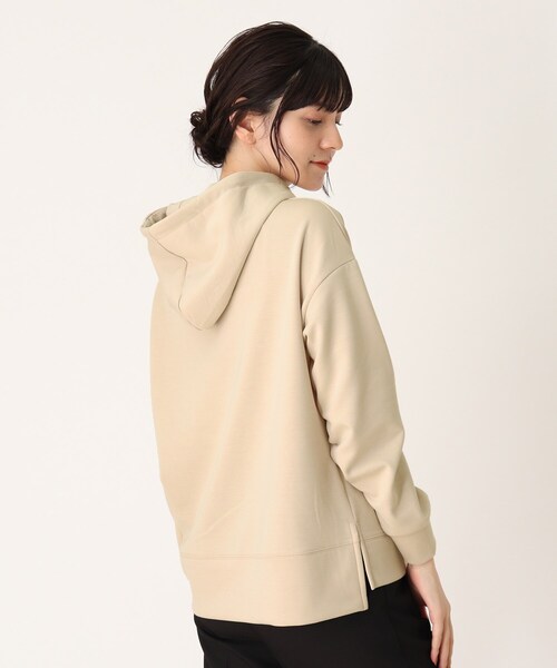 DRESKIP（ドレスキップ）の「◆やわらかダンボ－ルプルパ－カー（パーカー・レディース・ダークブラウン/ベビーピンク/ライトベージュ/ブラック・02/03/04）」の3枚目の写真