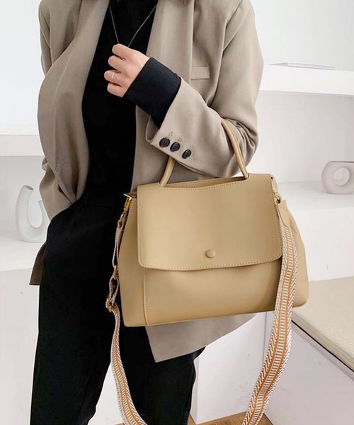 Amulet(アミュレット)の「2wayショルダーハンドバッグ(ショルダーバッグ・レディース・ブラック/ベージュ/ブラウン/ブルー・FREE)」の3枚目の写真