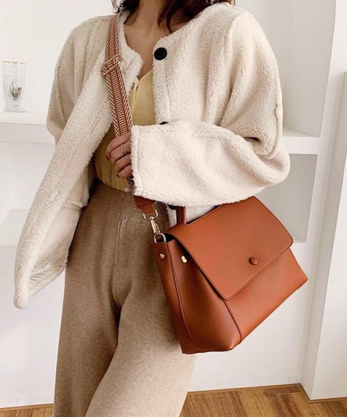 Amulet(アミュレット)の「2wayショルダーハンドバッグ(ショルダーバッグ・レディース・ブラック/ベージュ/ブラウン/ブルー・FREE)」の7枚目の写真