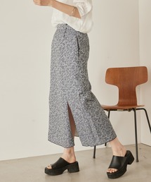 mikke | サイドスリットフラワージャガードマーメイドスカート(スカート)