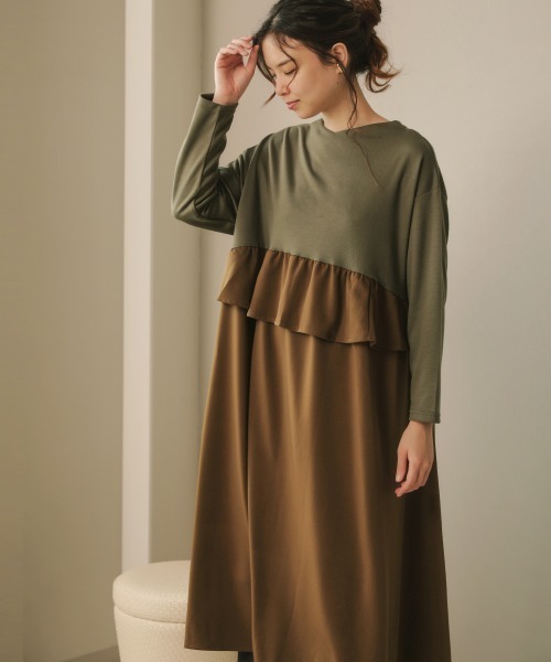 セール バックフリルワンピース ワンピース Bou Jeloud ブージュルード のファッション通販 Zozotown