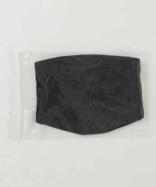 TAKAHIROMIYASHITATheSoloIst.（タカヒロミヤシタザソロイスト）の「TAKAHIROMIYASHITATheSoloist. / タカヒロミヤシタザソロイスト.：signature face mask：sa0044SS21[RIP]（マスク・メンズ・ブラック・FREE）」の2枚目の写真