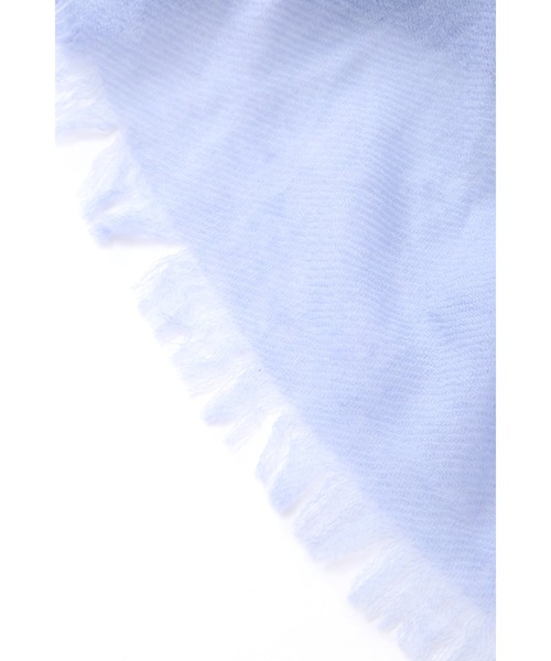 human woman(ヒューマンウーマン)の「◆カシミヤストール(ストール/ショール・レディース・ブルー/グレー・フリ-)」の4枚目の写真