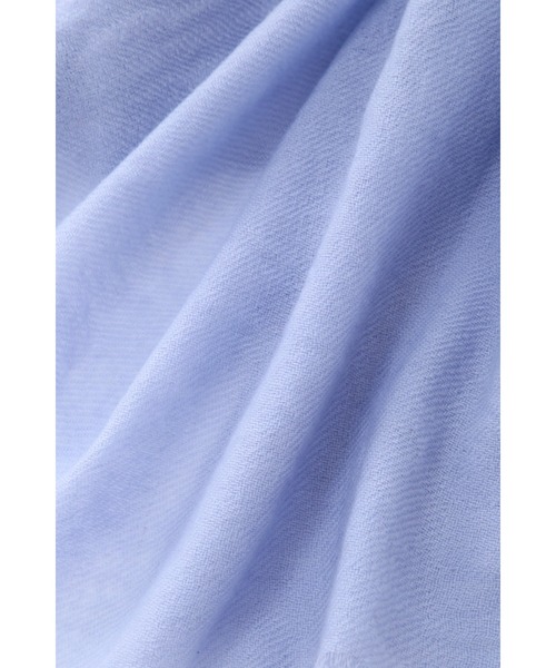 human woman(ヒューマンウーマン)の「◆カシミヤストール(ストール/ショール・レディース・ブルー/グレー・フリ-)」の5枚目の写真