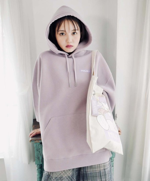 MILKFED.(ミルクフェド)の「MILKFED.×TAIHEI NAMIKAWA TOTE LtPURPLE(トートバッグ・レディース・ホワイト/ライトパープル・ONE SIZE)」の5枚目の写真
