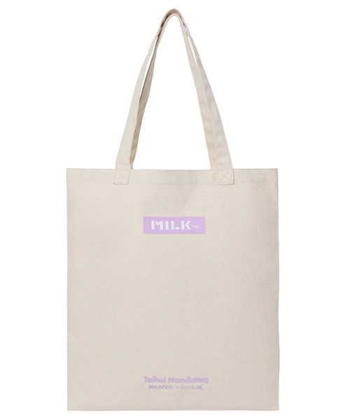 MILKFED.(ミルクフェド)の「MILKFED.×TAIHEI NAMIKAWA TOTE LtPURPLE(トートバッグ・レディース・ホワイト/ライトパープル・ONE SIZE)」の13枚目の写真