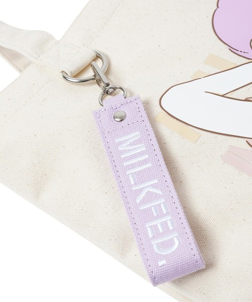 MILKFED.(ミルクフェド)の「MILKFED.×TAIHEI NAMIKAWA TOTE LtPURPLE(トートバッグ・レディース・ホワイト/ライトパープル・ONE SIZE)」の16枚目の写真