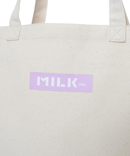 MILKFED.(ミルクフェド)の「MILKFED.×TAIHEI NAMIKAWA TOTE LtPURPLE(トートバッグ・レディース・ホワイト/ライトパープル・ONE SIZE)」の18枚目の写真