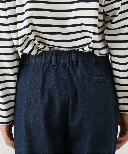 417 EDIFICE（フォーワンセブンエディフィス）の「デニムワイドイージーパンツ（デニムパンツ・メンズ・ホワイト/ネイビー・SMALL/MEDIUM/LARGE）」の8枚目の写真