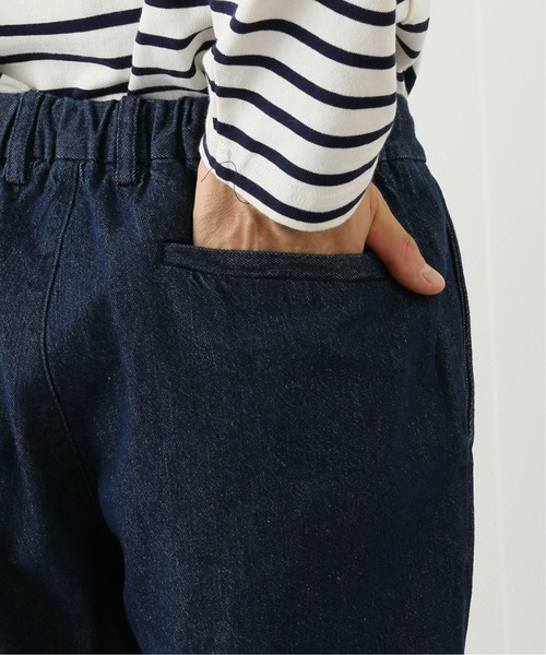 417 EDIFICE（フォーワンセブンエディフィス）の「デニムワイドイージーパンツ（デニムパンツ・メンズ・ホワイト/ネイビー・SMALL/MEDIUM/LARGE）」の9枚目の写真