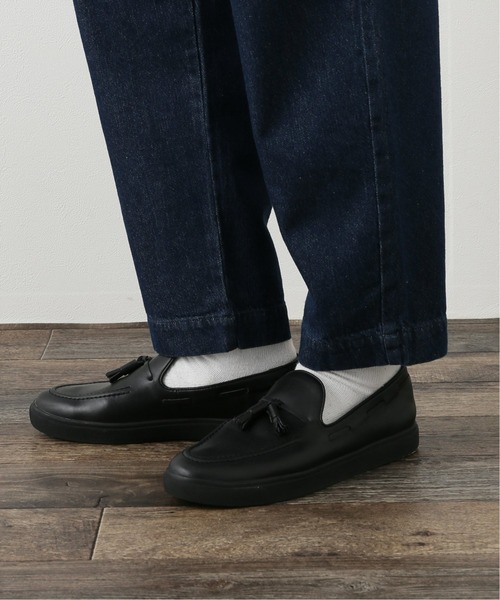 417 EDIFICE（フォーワンセブンエディフィス）の「デニムワイドイージーパンツ（デニムパンツ・メンズ・ホワイト/ネイビー・SMALL/MEDIUM/LARGE）」の12枚目の写真