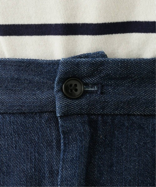 417 EDIFICE（フォーワンセブンエディフィス）の「デニムワイドイージーパンツ（デニムパンツ・メンズ・ホワイト/ネイビー・SMALL/MEDIUM/LARGE）」の11枚目の写真