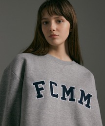 CLASSIC APPLIQUE LOGO CREWNECK SWEATSHIRT/クラシックアップリケロゴクルーネックスウェットシャツ