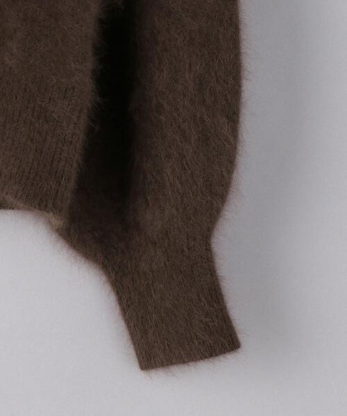 AEWEN MATOPH（イウエン マトフ）の「＜AEWEN MATOPH（イウエン マトフ）＞ラクーンファー キーネック カーディガン◆（カーディガン/ボレロ・レディース・オフホワイト/ダークブラウン/ライトピンク/ライム・FREE）」の16枚目の写真