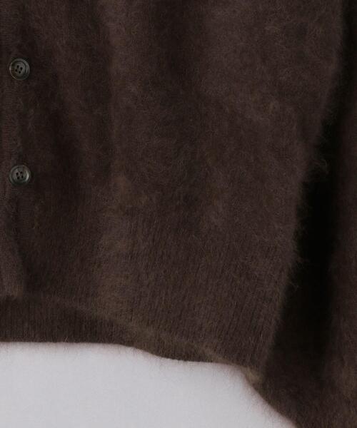 AEWEN MATOPH（イウエン マトフ）の「＜AEWEN MATOPH（イウエン マトフ）＞ラクーンファー キーネック カーディガン◆（カーディガン/ボレロ・レディース・オフホワイト/ダークブラウン/ライトピンク/ライム・FREE）」の13枚目の写真