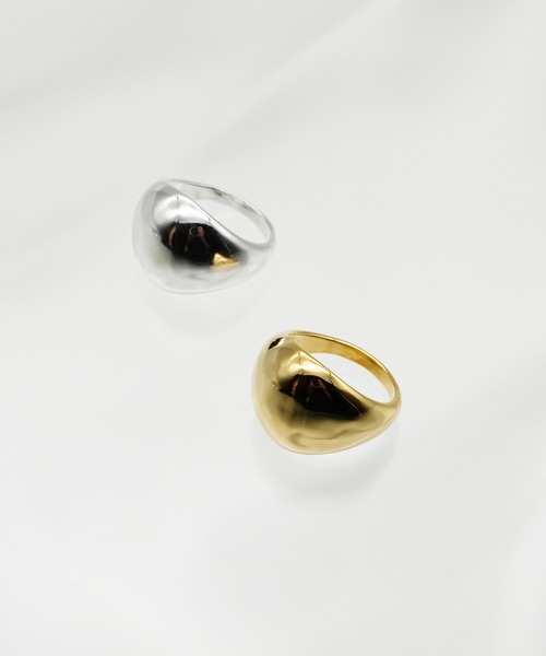 SIGNAL(シグナル)の「【ZOZO限定】Bold Line Ring / ボールドラインリング(リング・レディース・シルバー/ゴールド・#13/#11)」の5枚目の写真